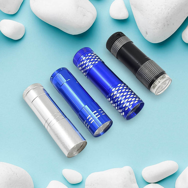 Portable Mini Torch – 9 LED Pocket Flashlight, 3 Battery Operated (Battery Not Included, Mix Color) - dailyneed.life