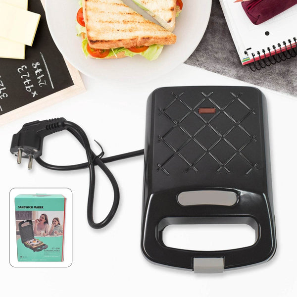 Sandwich Maker Makes Sandwich Non-Stick Plates (1 Pc / 500w) - dailyneed.life