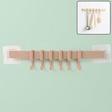 Self-Adhesive 6-Hook Wall Hanging Rack (1 Pc) - dailyneed.life