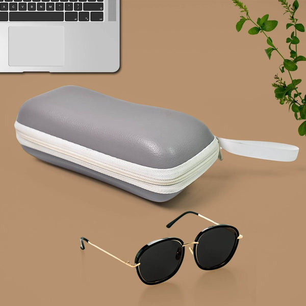 Portable Zipper Eye Glass Sunglasses Hard Case Cover (1 Pc) - dailyneed.life