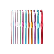 Aluminium Multicolor Knitting Needles, Crochet Kit (12 Pcs Set) - dailyneed.life