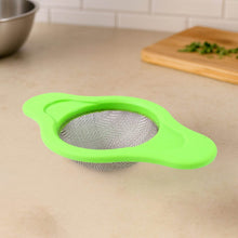 Supermom Stainless Steel Mesh Strainer with Dual Handle Plastic Frame (1 Pc) - dailyneed.life