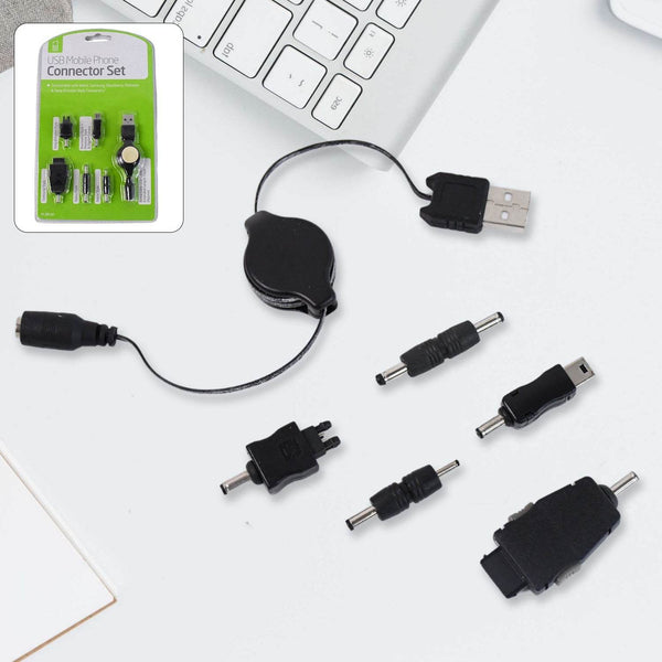 5 in 1 Universal Multi USB Charger Cable Connection kit for a Mobile Phone - dailyneed.life