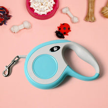 Retractable Dog Leash, Pet Walking Leash with Anti-Slip Handle, Strong Nylon Tape, Tangle-Free, One-Handed One Button Lock & Release, Suitable for Small / Medium Dog Or Cat, 16.5 ft (5 m)  - dailyneed.life