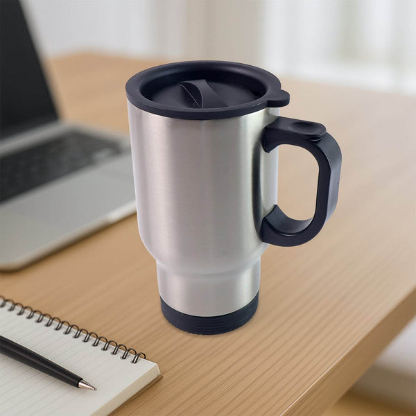 Stainless Steel Vacuum Glass Insulated Glass Coffee Cups (With Lid & Handle / 1 pc) - dailyneed.life