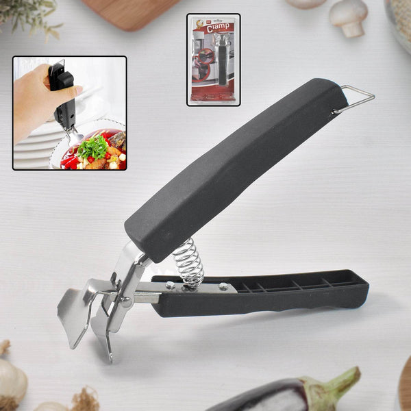 Anti Heat Bowl clamp Holder Stainless Steel Dish Tray Clip Kitchen Accessories Scald Plate Take Bowl Dish Pot Holder Carrier Clamp Clip Handle - dailyneed.life