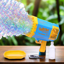 69 Holes Big Rechargeable Powerful Machine Bubble Gun Toys for Kids Adults, Bubble Makers, Big Rocket Boom Bubble Blower Best Gifts - dailyneed.life