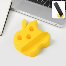 Multi-Functional Apple-Shaped Plastic Mobile Stand with Pen Holder (1 Pc / Mix Color) - dailyneed.life