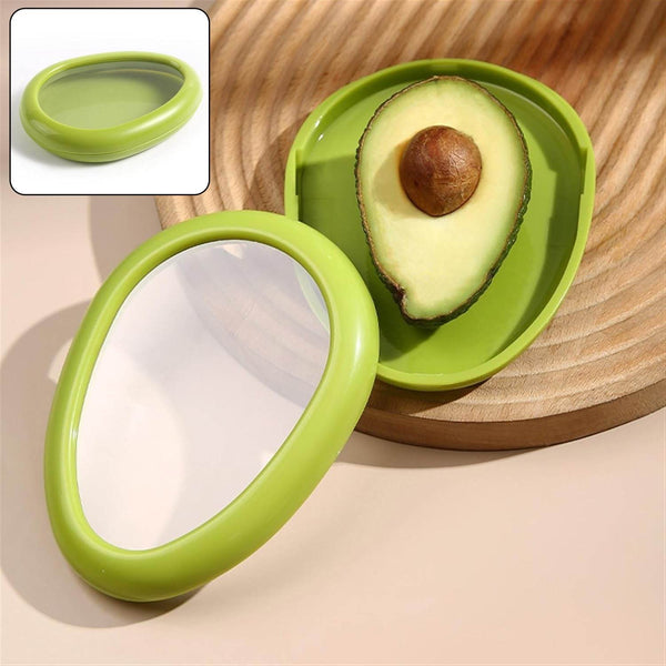 Green Oval Shape Vegetable Container Premium Fruits Saver Keeper (1 Pc) - dailyneed.life