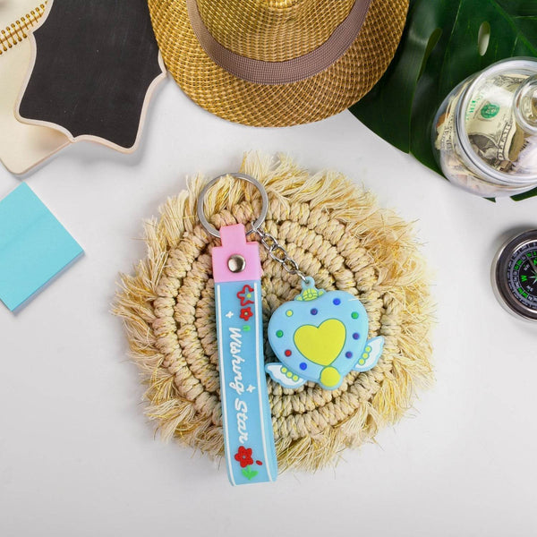 Cute Silicone 3D Key Chain with Metal Hook & Strap (Pack of 1) - dailyneed.life