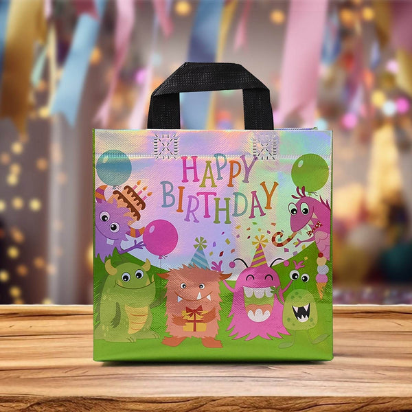 Birthday Gift Bag, Reusable Party Gift Bags (1 Pc / Mix Design) - dailyneed.life