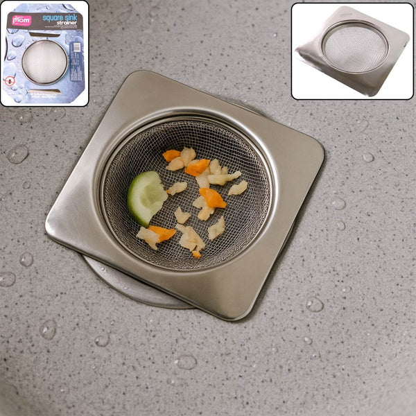Supermom Stainless Steel Square Sink Strainer (1 Pc) - dailyneed.life