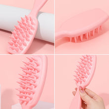 Multipurpose Silicone Scalp Massager Shampoo Brush (1 Pc) - dailyneed.life