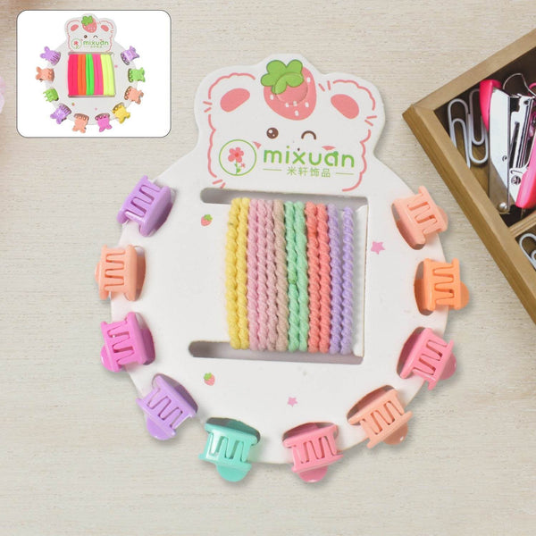 Hair Clips & Hairband for Girls Kids Hair Accessories (22 Pcs Set / Mix Design) - dailyneed.life