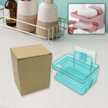 Wall Mounted 2 Layer Soap Holder with Hook Self Adhesive Double Layer Plastic Soap Dish with Hook for Bathroom Kitchen Sink and Wash Basin (2 Layer 1 Pc) - dailyneed.life