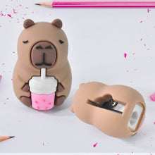 Cartoon Shape Pencil Sharpener with Built-In Eraser (1 Pc) - dailyneed.life