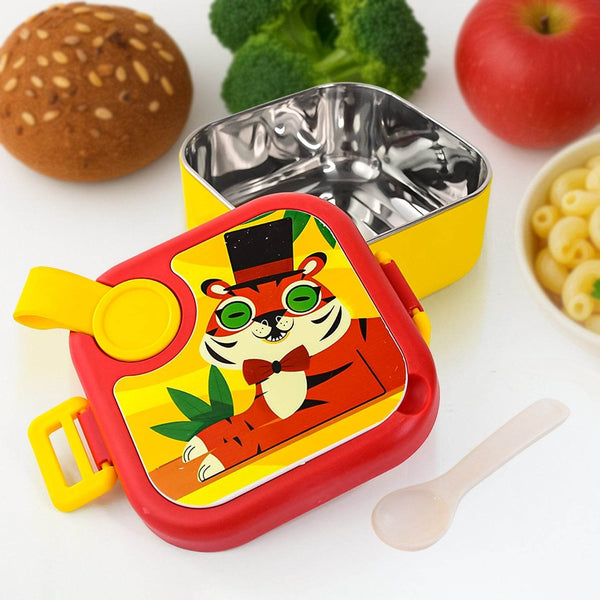Ganesh Tangy Kids Stainless Steel Lunch Box - dailyneed.life