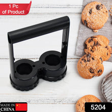 Plastic Handle Fancy Scalloped Edge Shape Cookie Cutter Biscuit Mold Cake Decoration Tools - dailyneed.life