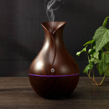 Mini Wooden Vase Pot Diffuser Cool Mist Atomization Humidifier (1 Pc) - dailyneed.life
