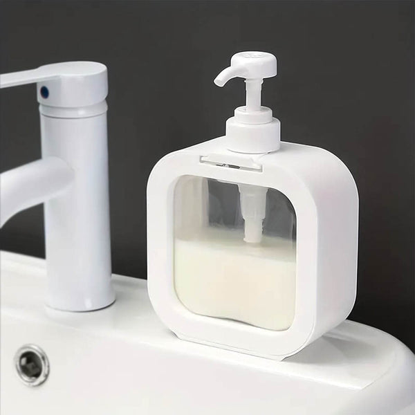 Snap sink Dispenser Plastic Clear Empty Pump Lotion Bottles (1 Set) - dailyneed.life