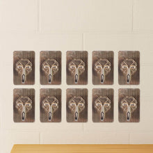 Plastic Adhesive Sticky Waterproof and Oil Proof, Wall Hook (5.5×3.5 Cm & 10 Pc) - dailyneed.life