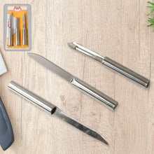 Stainless Steel Multipurpose Sharp Cutting Knife with Non-Slip Handle for Fruit, Meat and Vegetable Chopping (Pack Of 3) - dailyneed.life