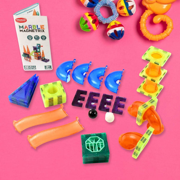 Marble Magnetrix Magnetic Marble Run Building Set - dailyneed.life