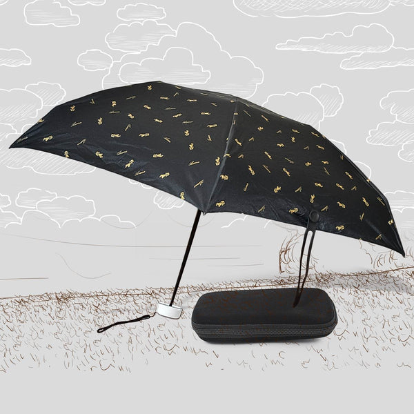 3-Fold Cute Umbrella – Sun & Rain Protection, UV Shield (1 Pc / With Zip Case) - dailyneed.life