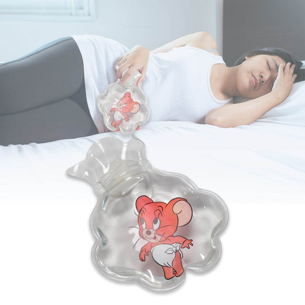 Transparent Multi-Design Hot Water Bag with Cover for Pain Relief - dailyneed.life