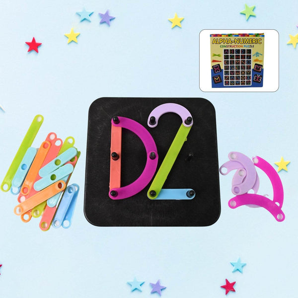 Alpha Numeric Puzzle - Alphabet Construction Puzzle - dailyneed.life