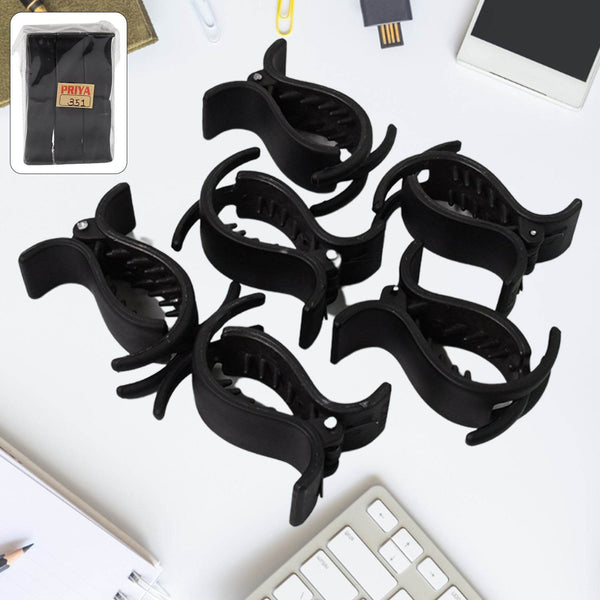 Big Hair Clips for Girls Kids Hair Accessories (6 Pcs Set / Black), Hair accessories - dailyneed.life