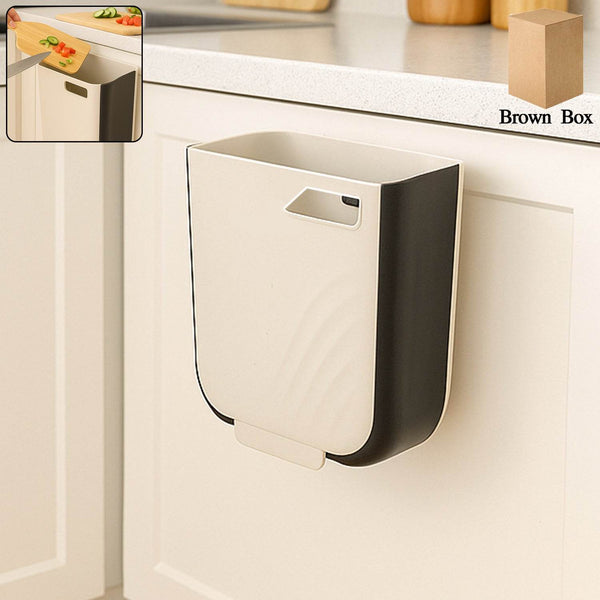 Portable Collapsible Hanging Trash Can for Kitchen & Car - dailyneed.life