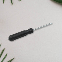 Small Pocket Size Slotted Cross Head Flat Magnetic Screwdriver, Small Slotted Screwdriver Flat Head with Black Handle for Small Appliances (1 Pc) - dailyneed.life