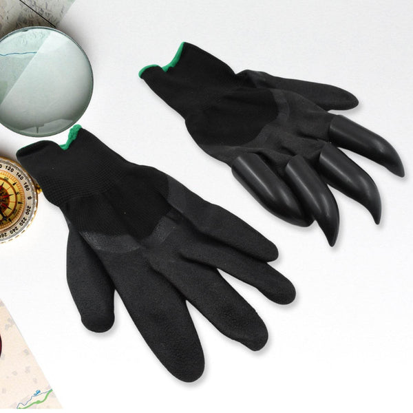 Garden Farming Gloves With Hand Fingertips & Plastic Claws (1 Pair) - dailyneed.life