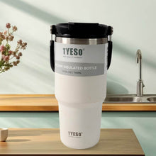 High Quality Stainless Steel Vacuum Glass Insulated Glass Coffee Cups Double Walled Travel Mug, Car Coffee Mug (With Lid & Handle / 1 Pc) - dailyneed.life