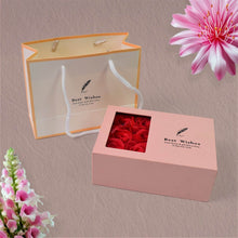 Jewellery Gift Box with Lids & Roses Packaging Box with 6 Roses (1 Set) - dailyneed.life