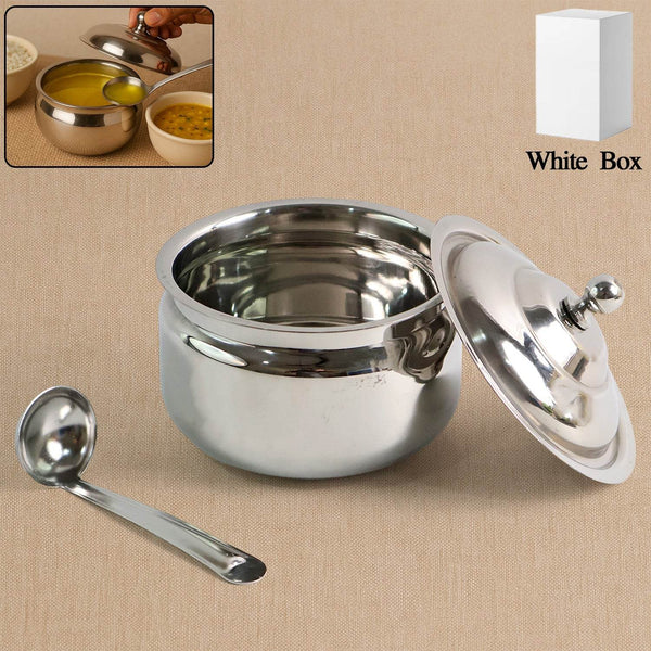 Premium Stainless Steel Ghee Pot - dailyneed.life