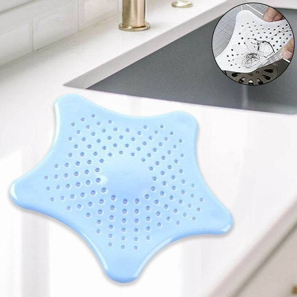 Silicone Star Shaped Sink Filter Bathroom Hair Catcher Drain Strainers for Basin - dailyneed.life