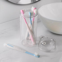 Multipurpose Travel-Friendly Toothbrush Holder with 5 Soft Bristle Toothbrushes - dailyneed.life