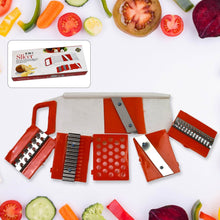 Plastic 6 in 1 Vegetables Slicer, Cutter and Fruit Dicer Grater (1 Set) - dailyneed.life