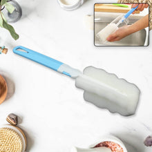 Sponge Cleaning Brush Kitchen Tool Bottle Soft Brush for Dishes| Cleaning Brush Cleaner with Plastic Long Handle, Soft Dish Washing Foam Cleaning Brushes For Cups Mugs Kettles Wine Glasses and Baby Bottles (1 Pc) - dailyneed.life