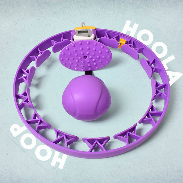 Smart Fitness Hula Hoops with Ball and Intelligent Counter (1 Pc / With Brown Box) - dailyneed.life