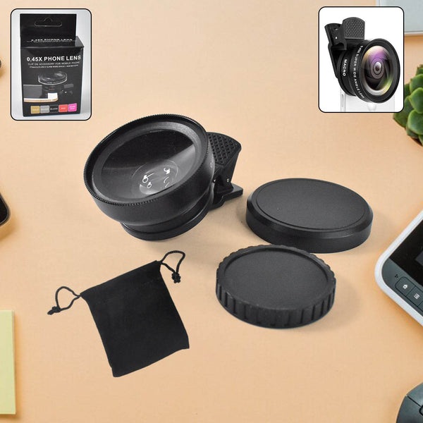 0.45X Camera Lens External Phone Lens Phone Camera Lens (With Color Box / 1 Pc) - dailyneed.life
