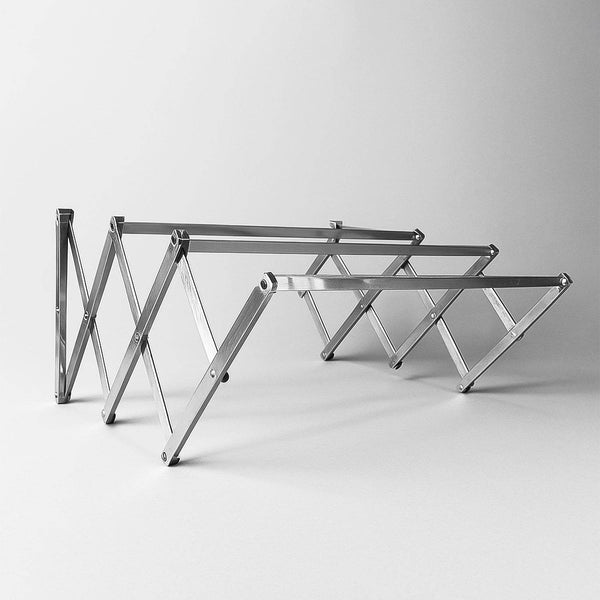 Stainless Steel Wall-Mounted Folding Clothes Drying Rack - dailyneed.life