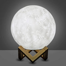 Moon Night Lamp with Plastic Stand Night Lamp for Bedroom (15x13 Cm / 1 Pc) - dailyneed.life