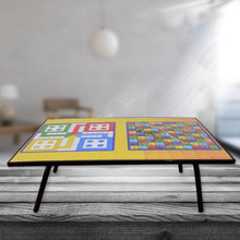 Foldable Multipurpose Mix Design Games Table Board || Bed Study Table (48 × 28 Cm / 1 Pc)   - dailyneed.life