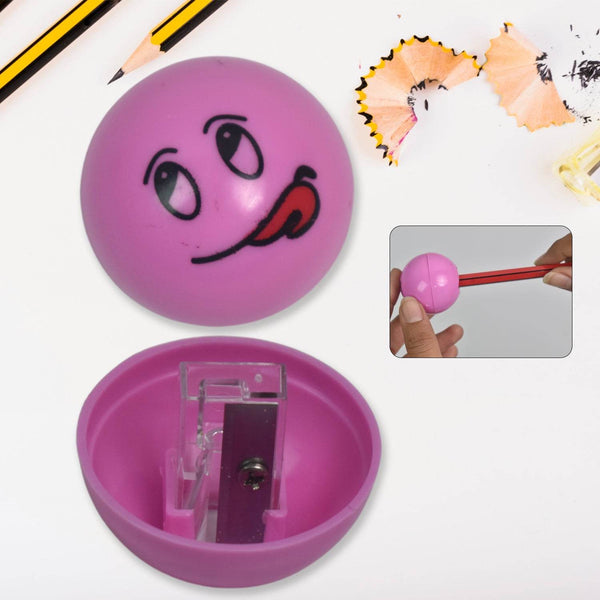 Round Shape Mix Design Pencil Sharpener (1 Pc / Round Shape Mix Design) - dailyneed.life