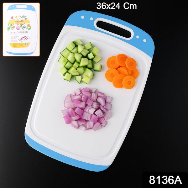 Ganesh Vegetables and Fruits Cutting Chopping Board Plastic Chopper Cutter Board (1 Pc) - dailyneed.life