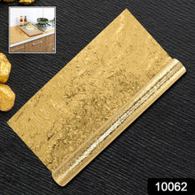 Oil Proof Sticker, Waterproof Self Adhesive Aluminum Foil Wallpaper (60 cm×200 Cm / Golden / 1 Pc) - dailyneed.life