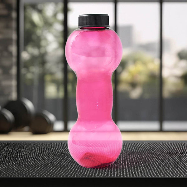 Unbreakable Plastic dumbbell Shape Water Bottle (550 ml / 1 Pc) - dailyneed.life